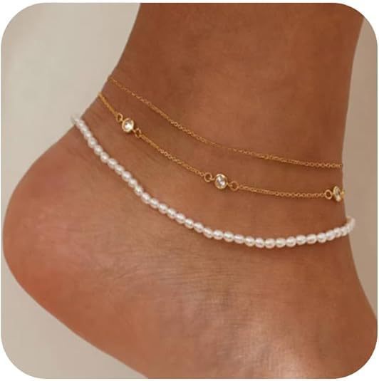 Daily Beach Vacation Style Anklet Exaggerated Chain Ornament