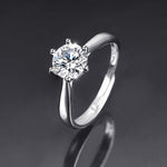 Ring Opening Adjustable One Carat Mosan Drill Living Ring