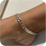 Daily Beach Vacation Style Anklet Exaggerated Chain Ornament