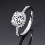 Ring Opening Adjustable One Carat Mosan Drill Living Ring