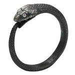 Living Mouth Ouroboros Ring 925 Sterling Silver