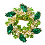 Korean Style Bauhinia Brooch Scarf Pin Dual-use Fashion Crystal Diamond Brooch