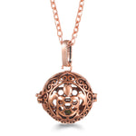 Rose Gold Angel Wings Aromatherapy Necklace