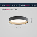 Smart Remote Control Bedroom Light Nordic Room Living Room